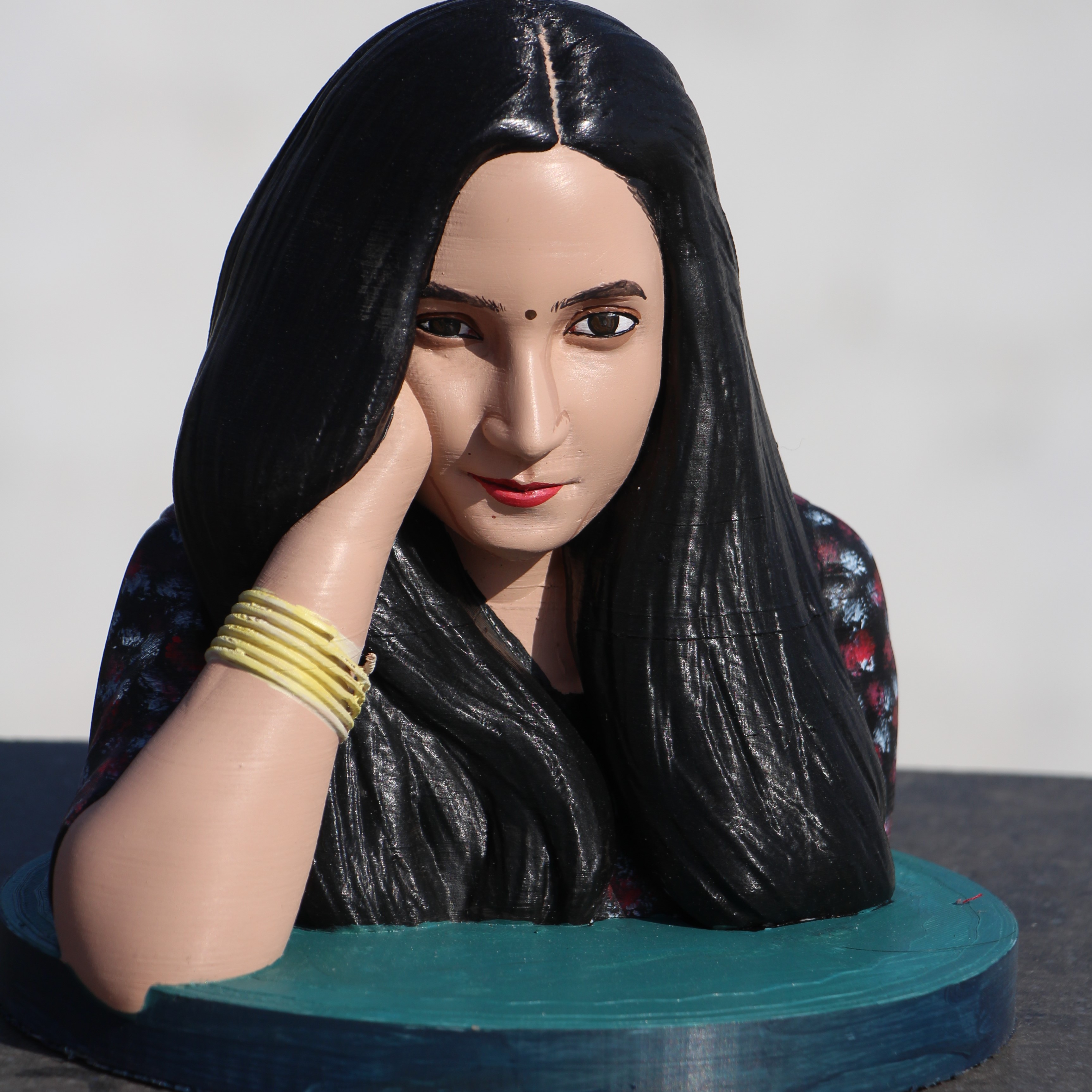 3d miniature half body